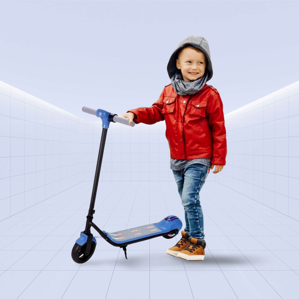 24V Mini E-Scooter for Kids: Sleek, Stylish, and Fun (BLUE)