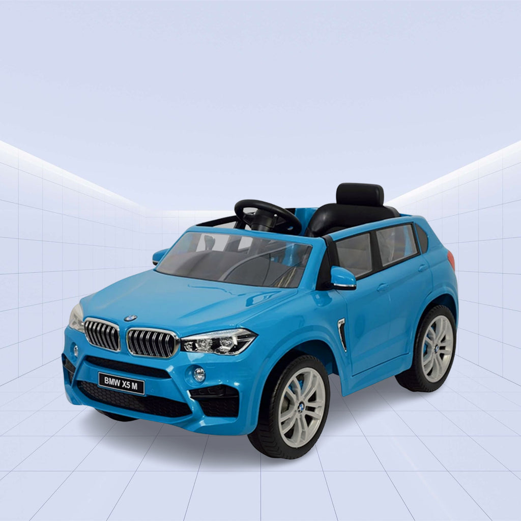 12V "Drive Like a Pro: Licensed BMW X5M Electric Car for Kids" (BLUE)