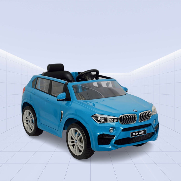 12V "Drive Like a Pro: Licensed BMW X5M Electric Car for Kids" (BLUE)