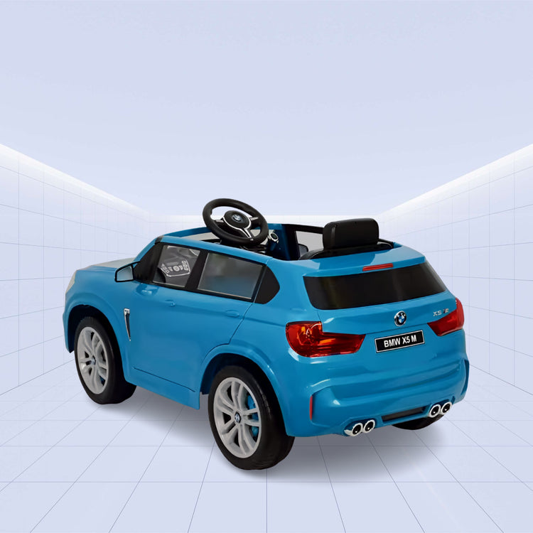 12V "Drive Like a Pro: Licensed BMW X5M Electric Car for Kids" (BLUE)