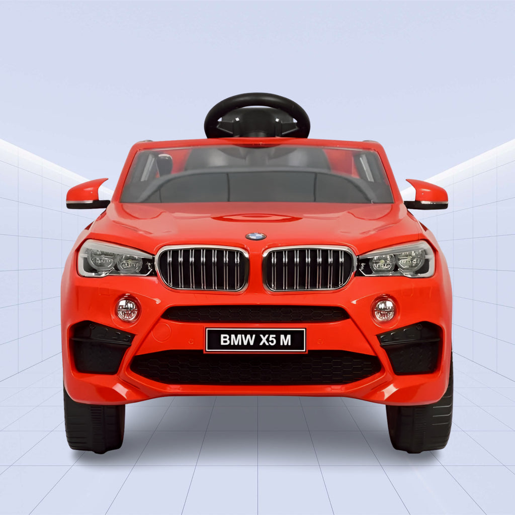 12V "Drive Like a Pro: Licensed BMW X5M Electric Car for Kids" (RED)