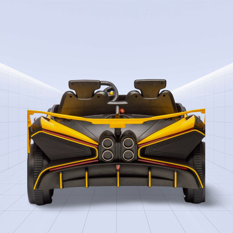 "Sleek & Sporty Kids Electric Supercar 24V – Let the Adventures Begin!" (YELLOW)