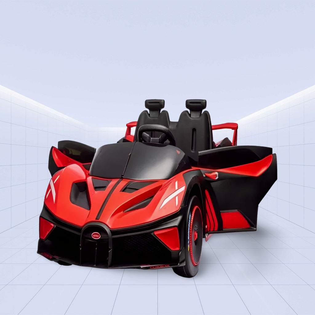 "Sleek & Sporty Kids Electric Supercar 24V – Let the Adventures Begin!" (RED)