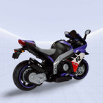 24V Innovative Ride-On Motorcycle for Kids – Perfect Outdoor Fun Gift (PURPLE)