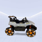 12V Rule the Roads! 12V Kids' Electric Off-Road Car with 4WD Power (GREY)