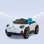 12V "Futuristic Mini Aceman  Ride-On Car with LED & Music!"(WHITE)