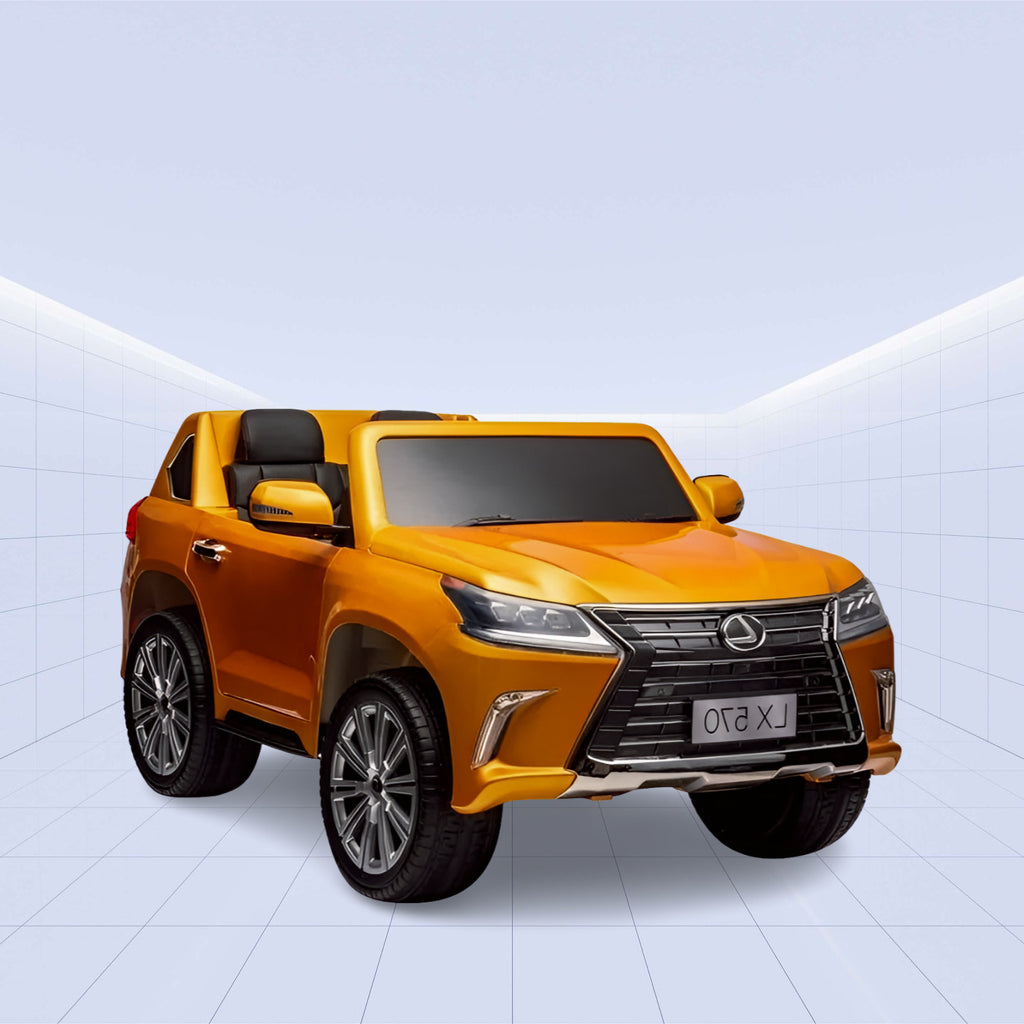 12V "Mini SUV, Big Adventures – Lexus LX 570 Ride-On Car"(GOLD)