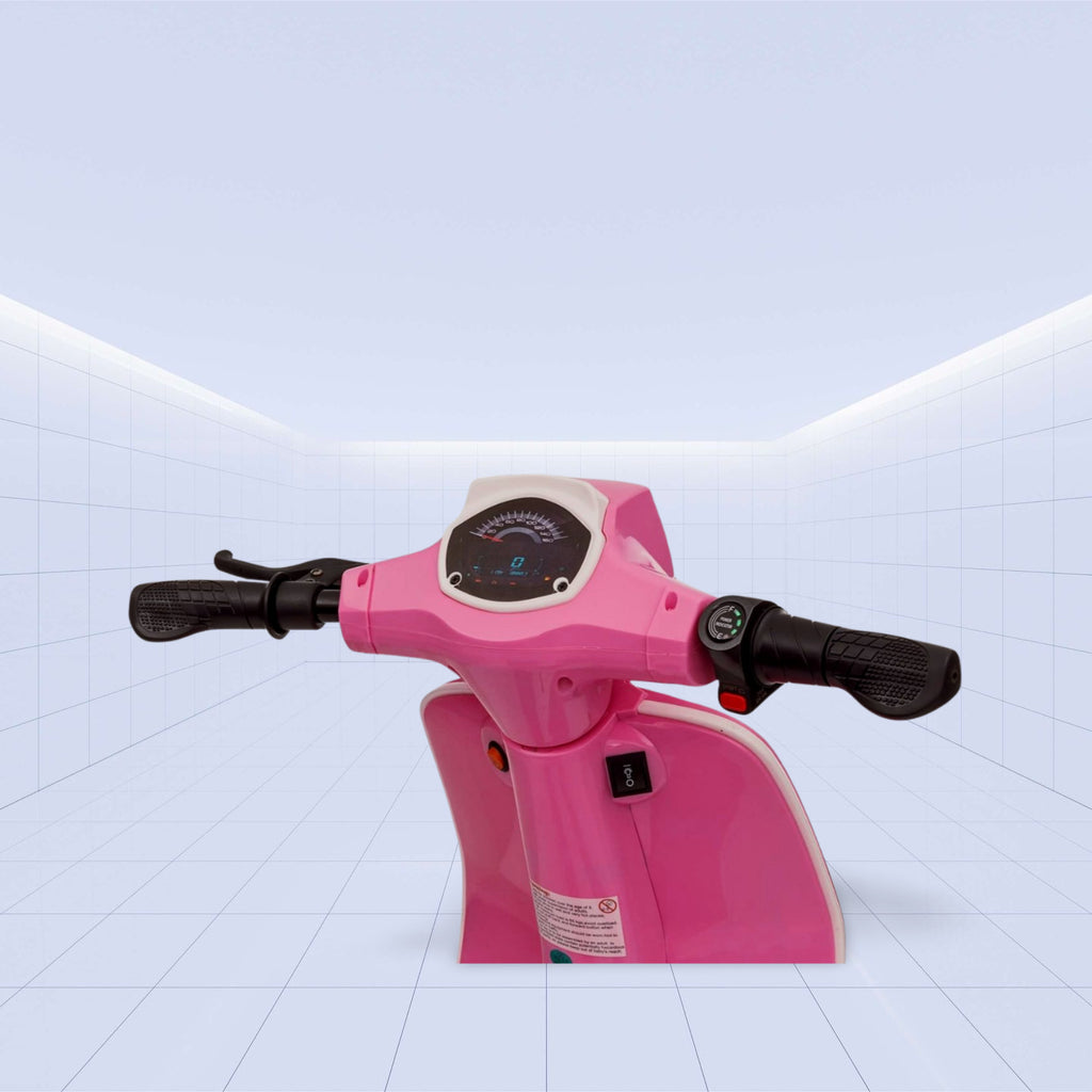 "Mini Vespa Ride in Classic Style!" Vintage Scooter – The Ultimate Stylish Ride!"(PINK)