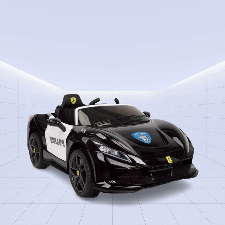 Bold & Brave – Police Supercar with Style & Power! (BLACK)