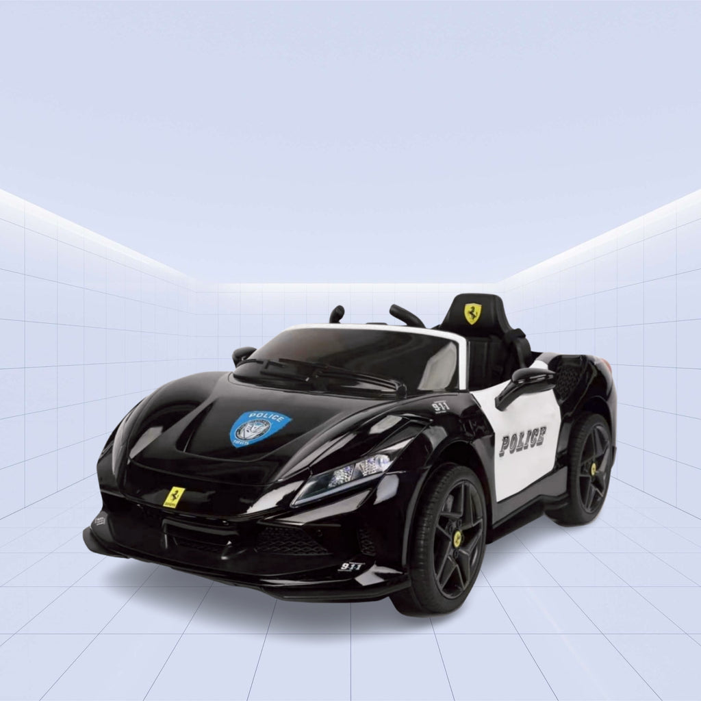 Bold & Brave – Police Supercar with Style & Power! (BLACK)