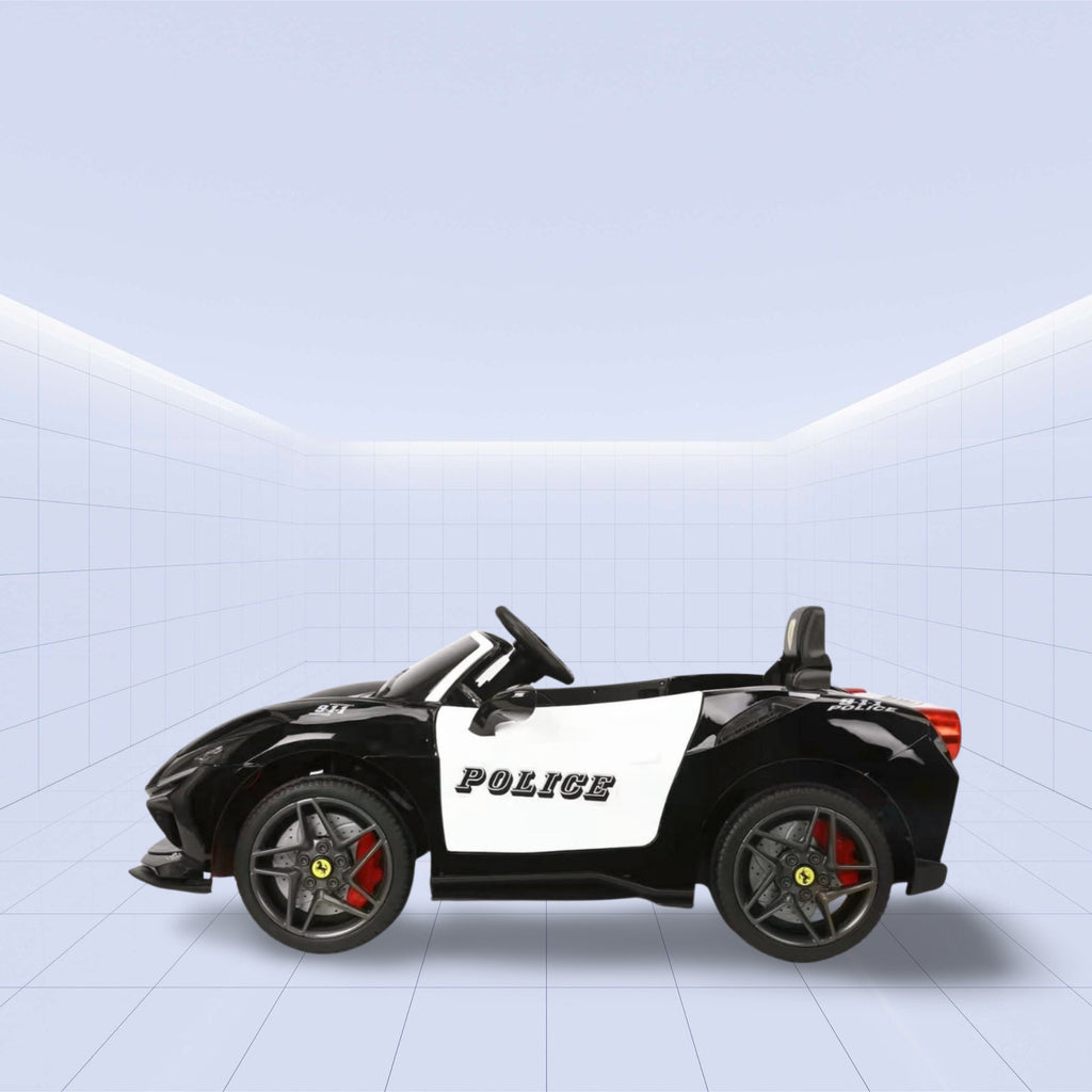 Bold & Brave – Police Supercar with Style & Power! (BLACK)