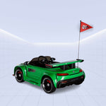 Sleek & Sporty Kids’ Car – Drive Like a Champion! (GREEN)