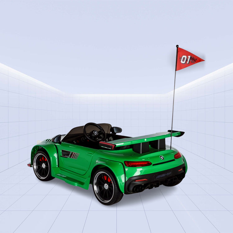 Sleek & Sporty Kids’ Car – Drive Like a Champion! (GREEN)