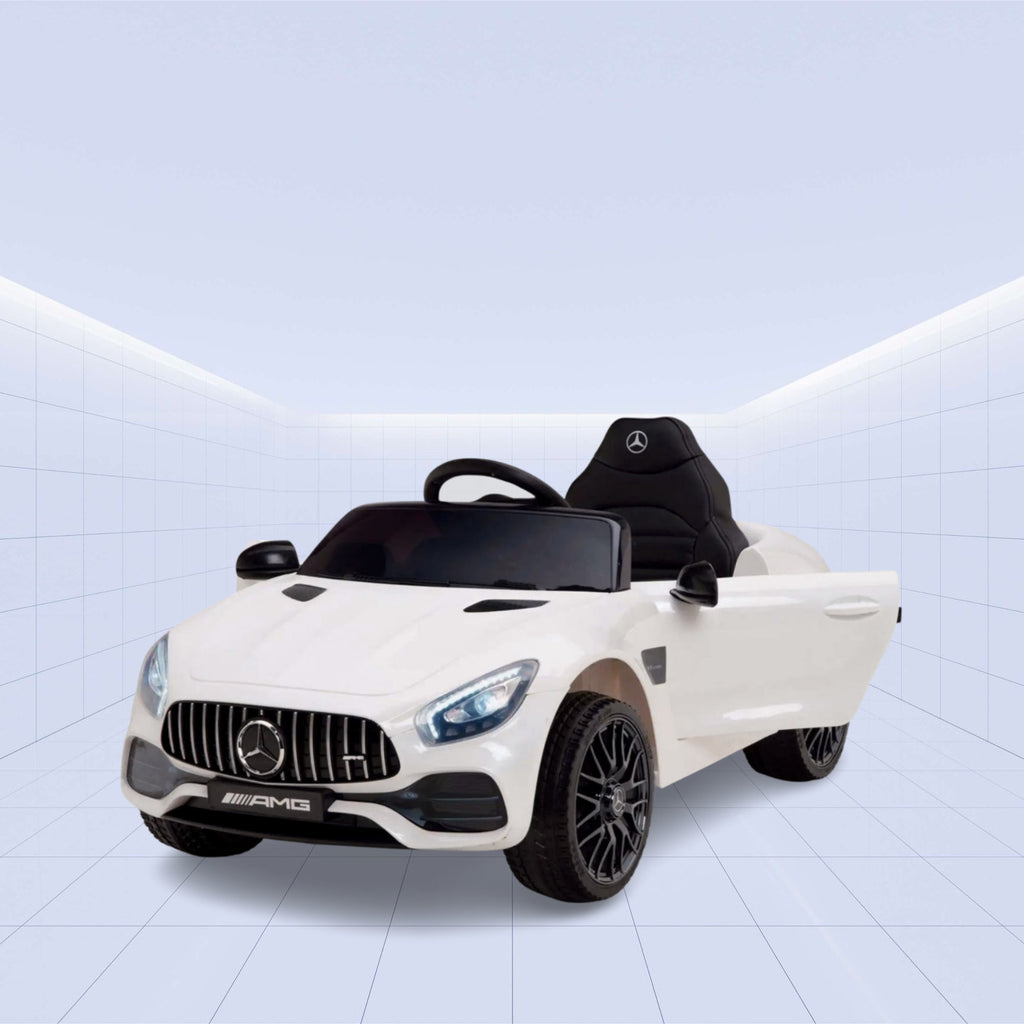 Mercedes-Benz AMG GT Licensed Ride-On Car – Ultimate Luxury & Fun for Kids! (WHITE)