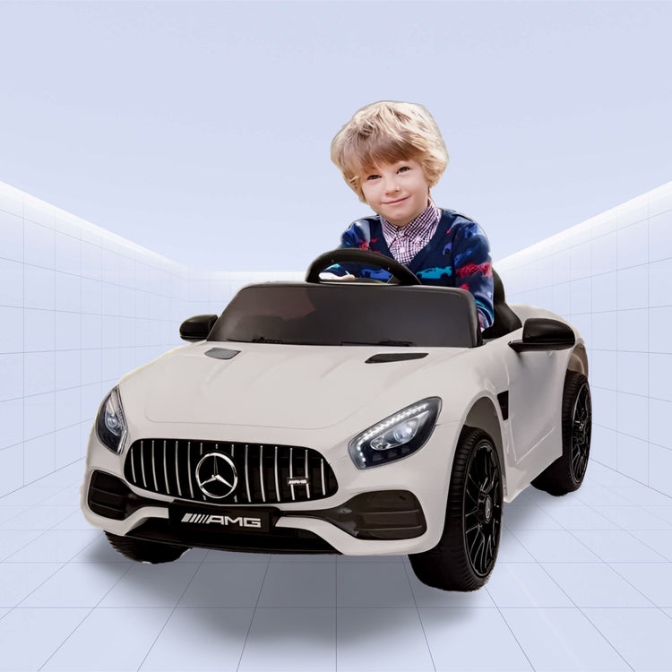 Mercedes-Benz AMG GT Licensed Ride-On Car – Ultimate Luxury & Fun for Kids! (WHITE)