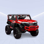 "Wild Explorer 4x4 Ride-On Jeep – Fun for Every Young Adventurer!"(RED)