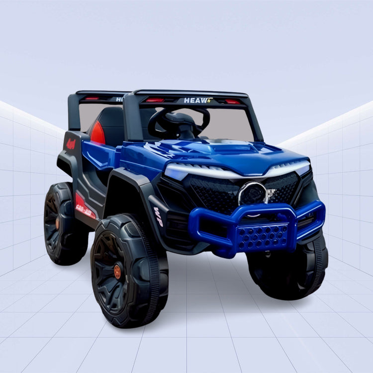 "Wild Explorer 4x4 Ride-On Jeep – Fun for Every Young Adventurer!"(BLUE)