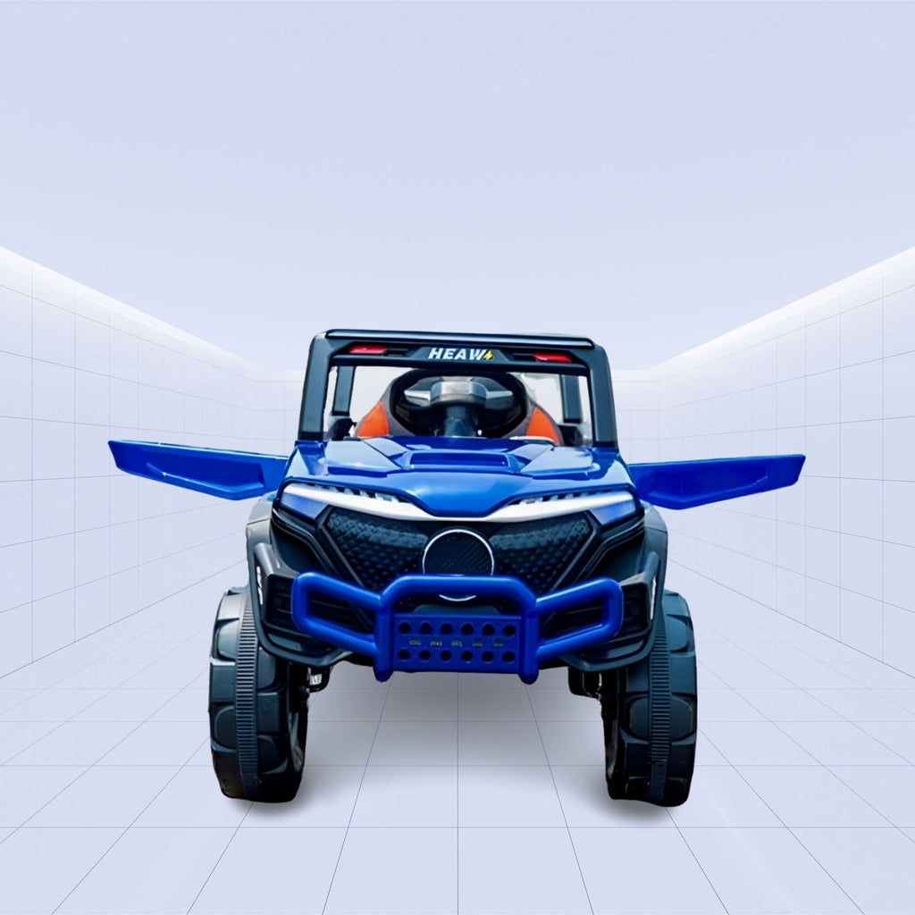 "Wild Explorer 4x4 Ride-On Jeep – Fun for Every Young Adventurer!"(BLUE)