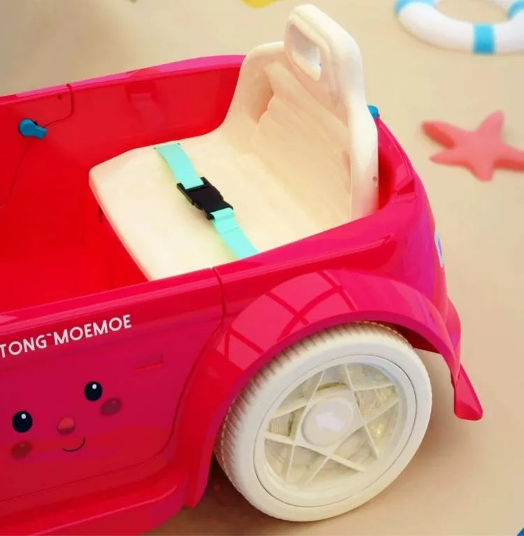 Cartoon-Themed Electric Ride-On Car – Fun, Stylish & Safe! (RED)