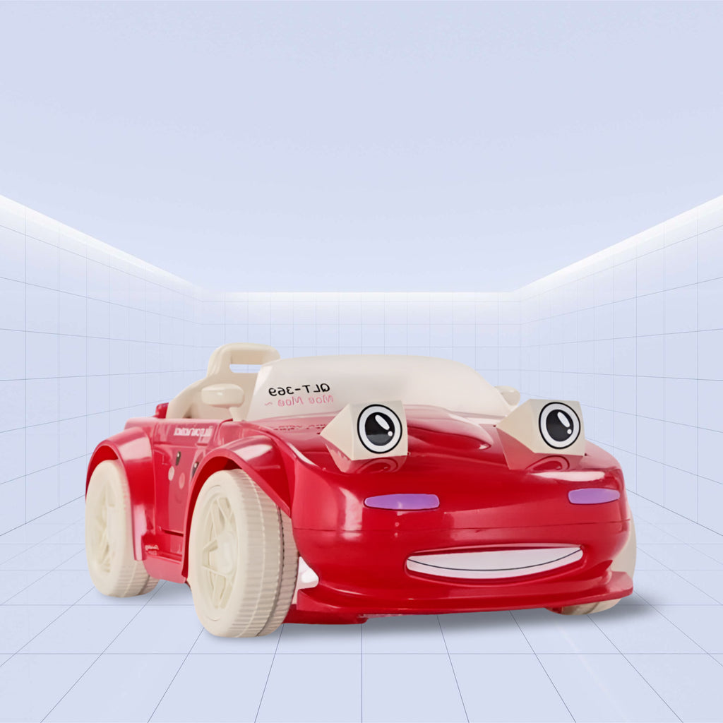 Cartoon-Themed Electric Ride-On Car – Fun, Stylish & Safe! (RED)