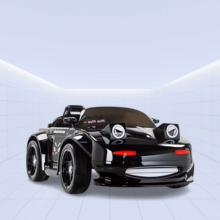 Cartoon-Themed Electric Ride-On Car – Fun, Stylish & Safe! (BLACK)