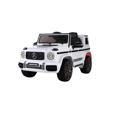 Licensed Mercedes Benz G63 12V Childrens Ride-on Car White