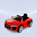 Sporty Kids Ride-On Car: Audi R8 Spyder with Remote Control 12V (RED)