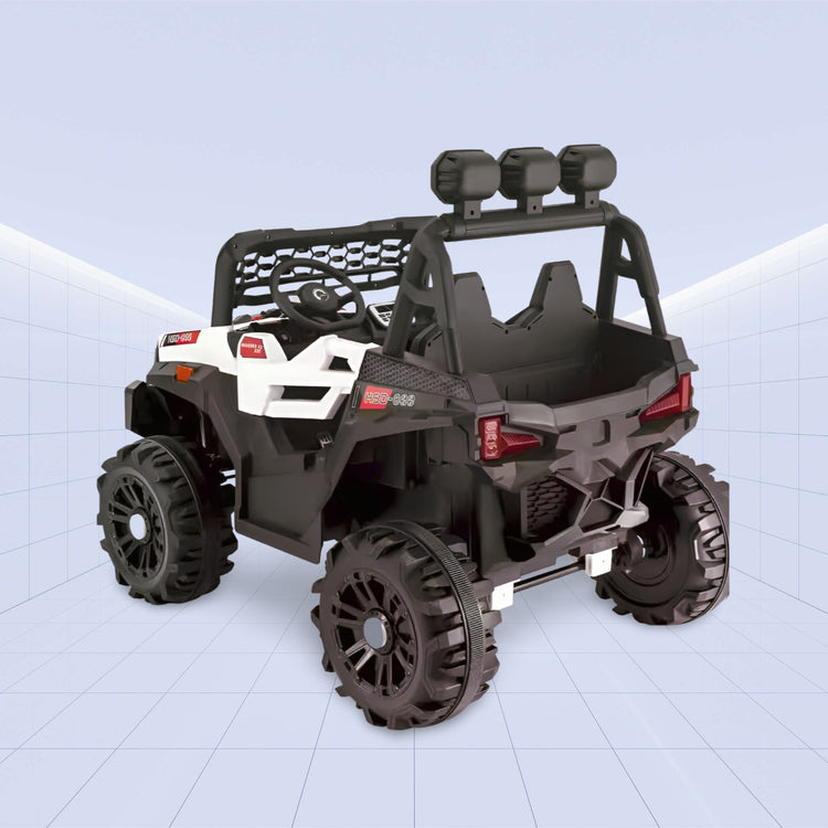 Mini Off-Road Explorer – 12V Ride-On Adventure Car with Remote Control (WHITE)