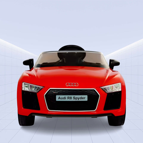 Sporty Kids Ride-On Car: Audi R8 Spyder with Remote Control 12V (RED)