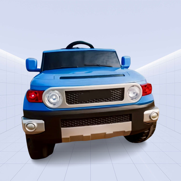 Powerful 12V Ride-On Car for Kids - Toyota FJ Cruiser with Music System (BLUE)