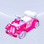 12V Stylish Polka Dot Ride-On Electric Car for Kids with Bow Design Ride on Push Cars (PINK)