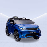 Realistic 12V Land Rover Discovery Ride-On Car for Kids – Parental Remote and Stylish  Finish (BLUE)