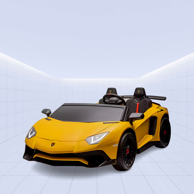 24V-Dorsa Lamborghini Aventador SV Ride On Sport Car (YELLOW)