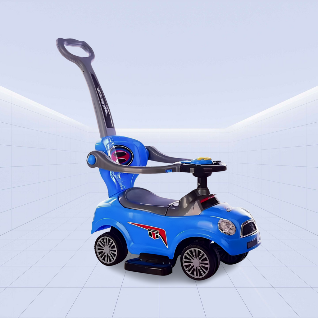 Delight in Every Ride: Multifunctional Children's Ride-On Car with Lights and Music (Blue)