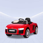 Sporty Kids Ride-On Car: Audi R8 Spyder with Remote Control 12V (RED)