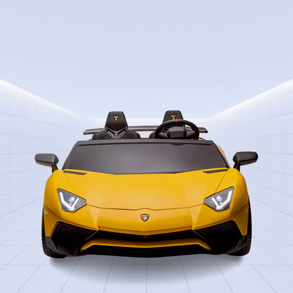 24V-Dorsa Lamborghini Aventador SV Ride On Sport Car (YELLOW)