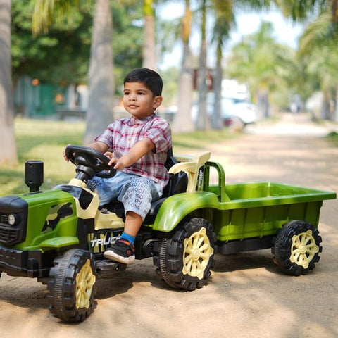 12 Volt Battery Children Ride On truck Motorized Riding on Vehicles Toys (GREEN)