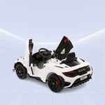 12V McLaren 765LT Licensed 12V Kids Electric Ride-On Car with Remote Control (WHITE)