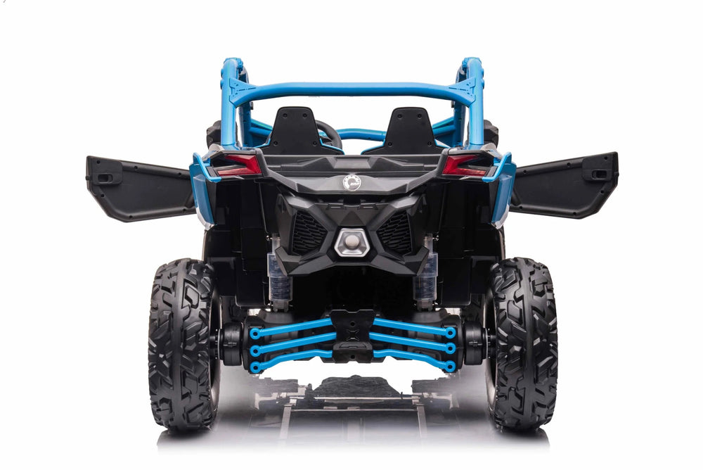 12V Can~Am Maverick 2 Seater Kids Ride on Buggy with Leather Seat with RC Control