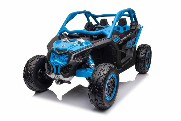 12V Can~Am Maverick 2 Seater Kids Ride on Buggy with Leather Seat with RC Control