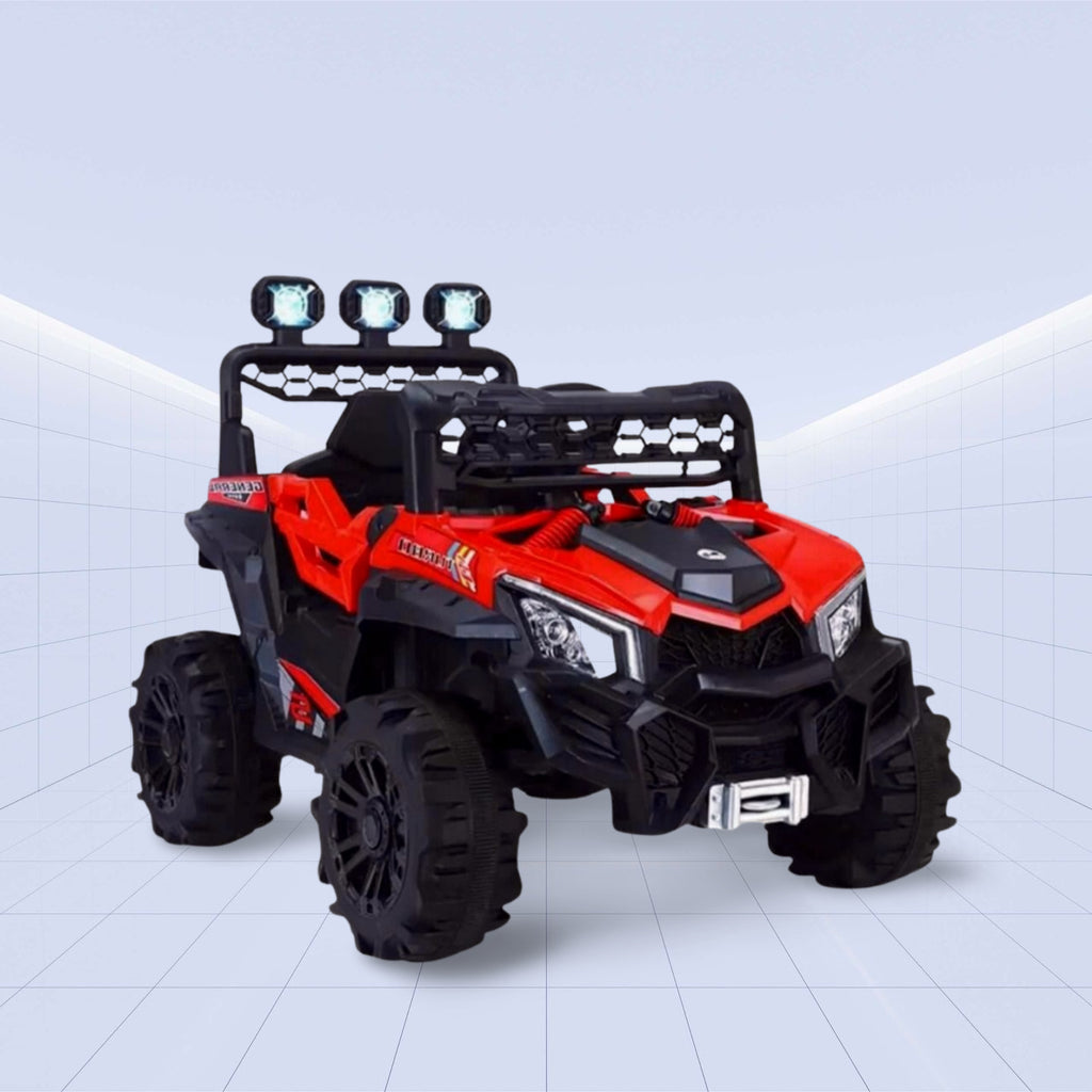 Mini Off-Road Explorer – 12V Ride-On Adventure Car with Remote Control (RED)