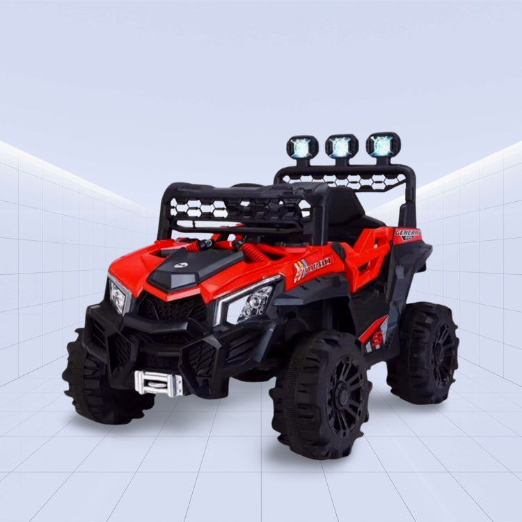 Mini Off-Road Explorer – 12V Ride-On Adventure Car with Remote Control (RED)