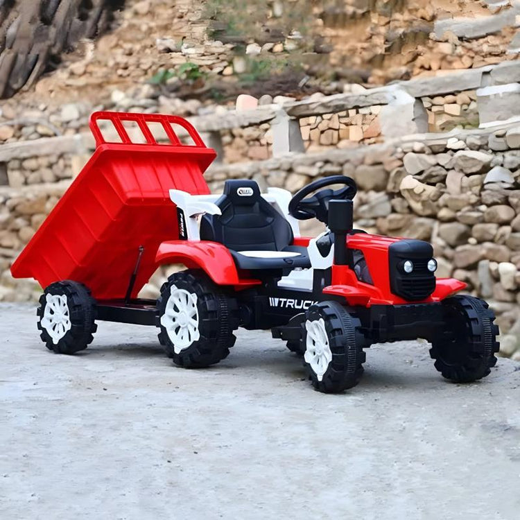 12 Volt Battery Children Ride On truck Motorized Riding on Vehicles Toys (RED)