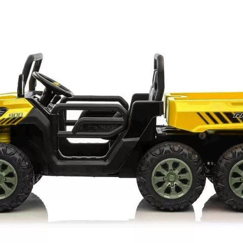 24V Polaris Ranger Style ATV6 Riding Toy for Kids ( YELLOW)