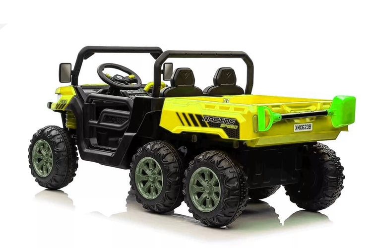 24V Polaris Ranger Style ATV6 Riding Toy for Kids ( YELLOW)