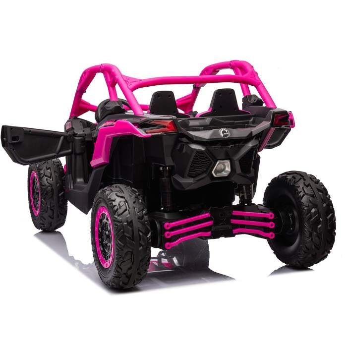 12V Can~Am Maverick 2 Seater Kids Ride on Buggy with Leather Seat with RC Control