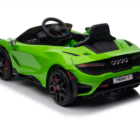 McLaren 765 LT 12V 4x Wheel Ride on Toys for Kids (GREEN)