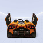 Ride in Style: 12V Lamborghini Sian 2-Seater Electric Car for Kids Ride on (ORANGE)