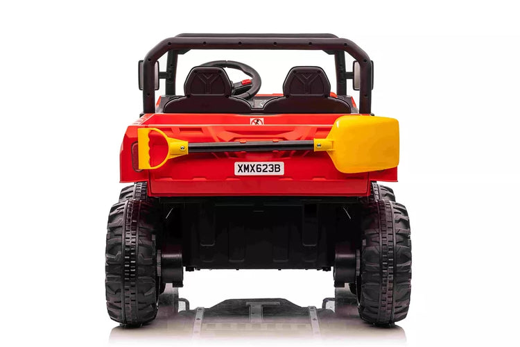 24V Polaris Ranger Style ATV6 Riding Toy for Kids (RED)