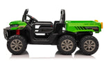 24V Polaris Ranger Style ATV6 Riding Toy for Kids (GREEN)